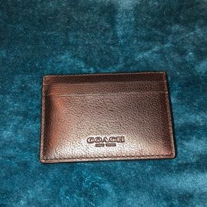 Coach men’s money clip wallet